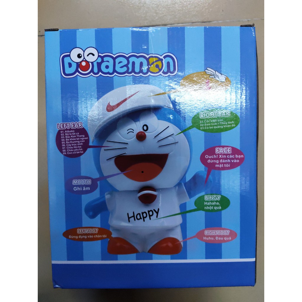 Hộp Doraemon Kể Chuyện Tiếng Việt Cho Bé, Sử Dụng Pin AA, Nhiều chức năng vui nhộn, hài hước