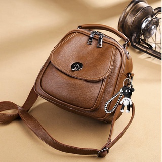 Balo đeo chéo Chuwanglin bằng da dáng nhỏ nhắn đơn giản cho nữ