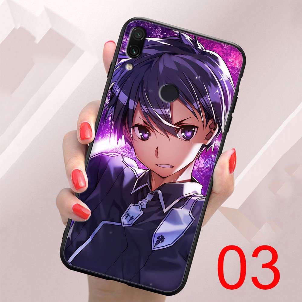 Ốp Lưng Mềm In Hình Sword Art Online Cho Xiaomi Redmi Note 9 9s 9t 9c 9a Pro Max