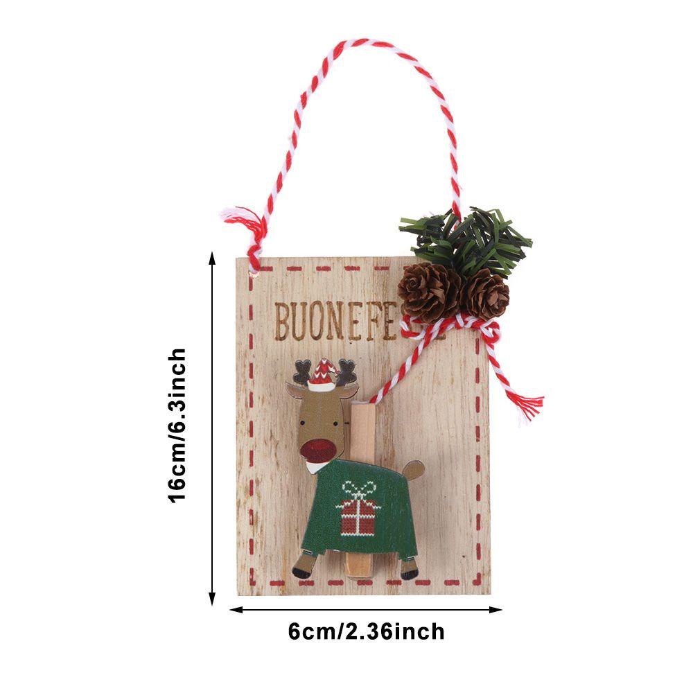 LAKAMIER Kẹp Gỗ Treo Trang Trí Giáng Sinh