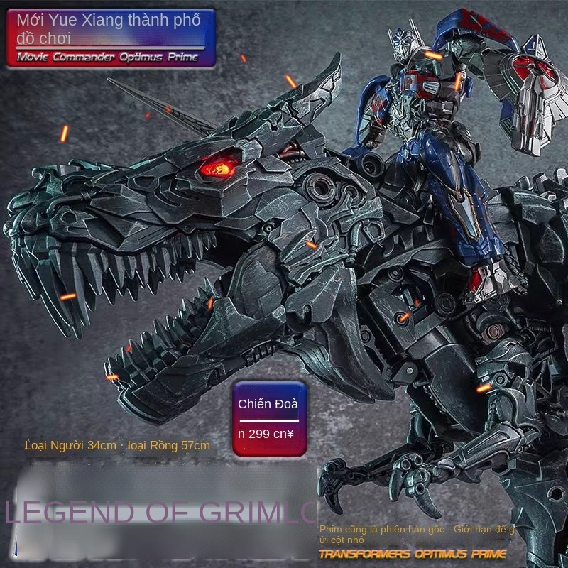 ❈◊Ngày thiếu nhi Quà tặng sinh nhật Người máy biến hình 5 Optimus Prime Toy Robot Mô hình cậu bé hợp kim Movie 6