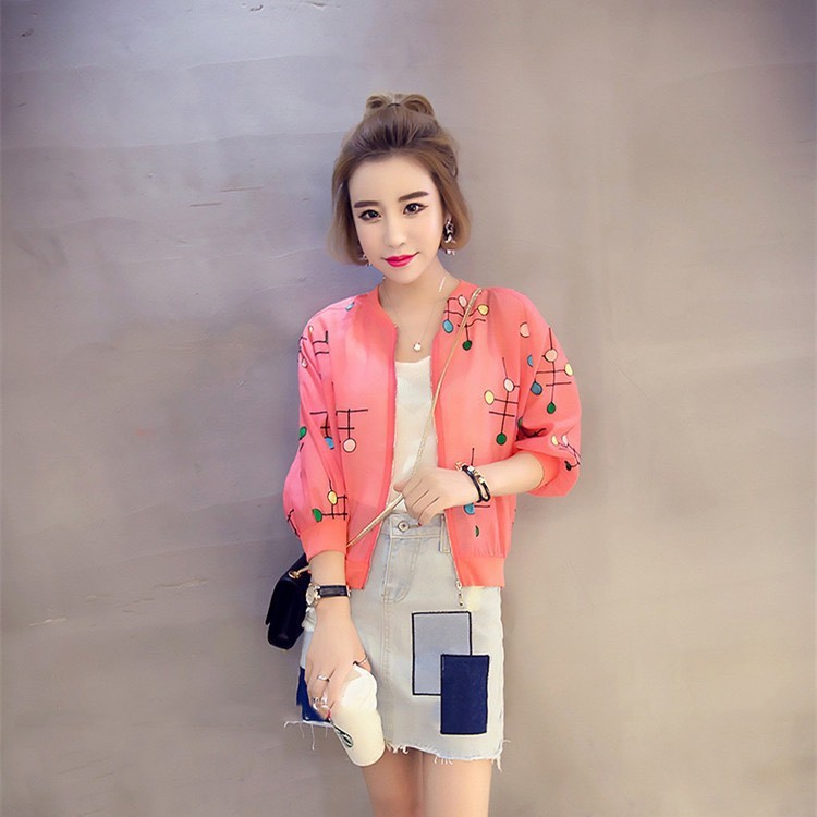 Áo khoác voan bomber cực xinh