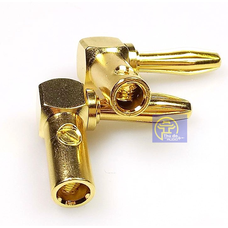 Jack loa bắp chuối vuông góc - Jack bắp chuối 4mm loại tốt