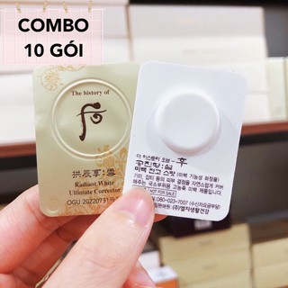 Combo 10 cao hỗ trợ giảm thâm, sạm, nám, tàn nhàng whoo