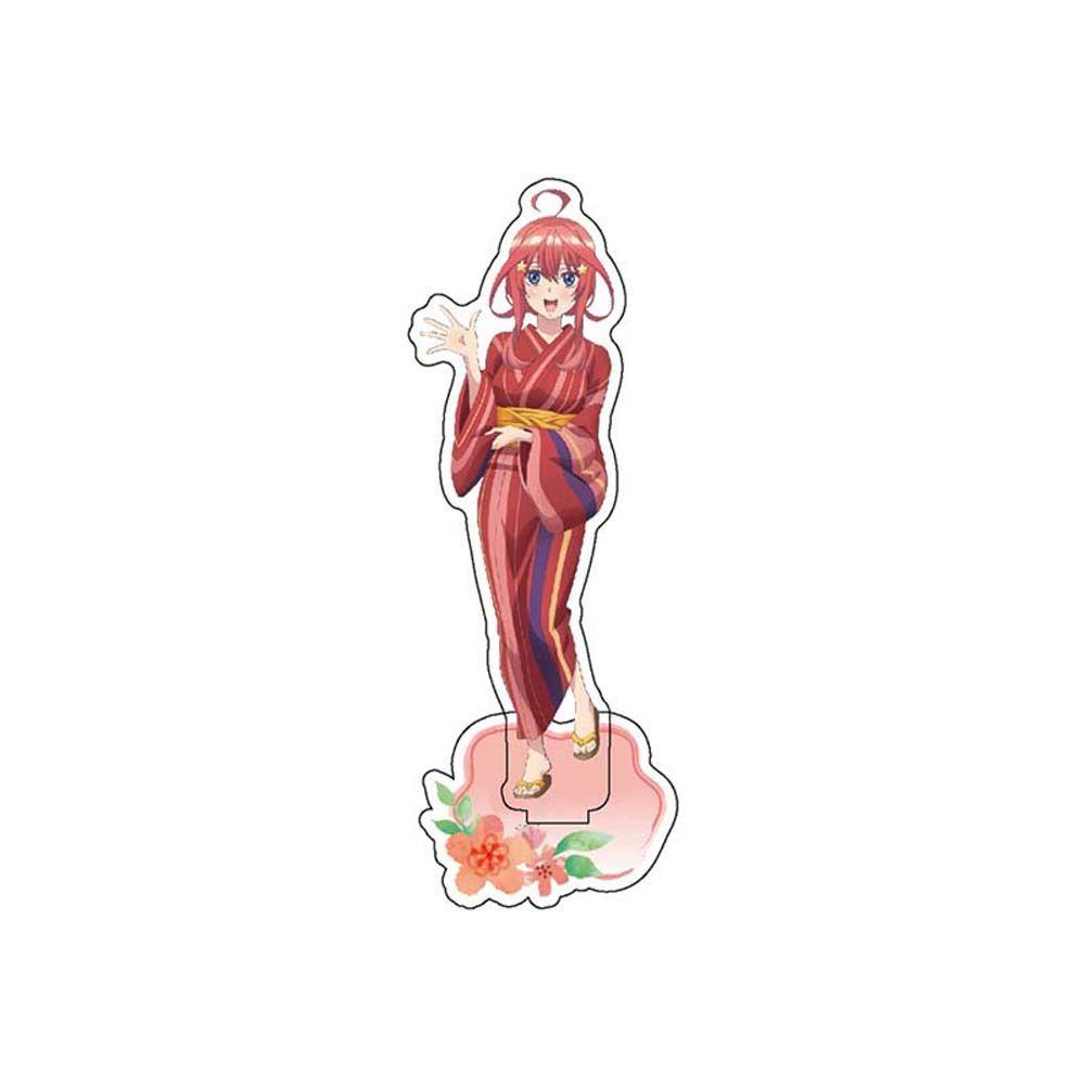 LILYES Anime Acrylic Stand Figure Cartoon Anime Figure Model Plate Anime The Quintessential Quintuplets Yotsuba Itsuki Gotoubun No Hanayome Action Figure Fashion Nakano Ichika Acrylic Figure Model Toys
