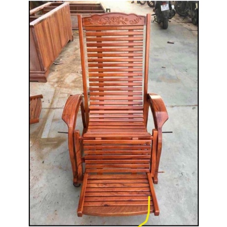 Ghế lười gỗ lim - HÀNG THẬT ẢNH THẬT