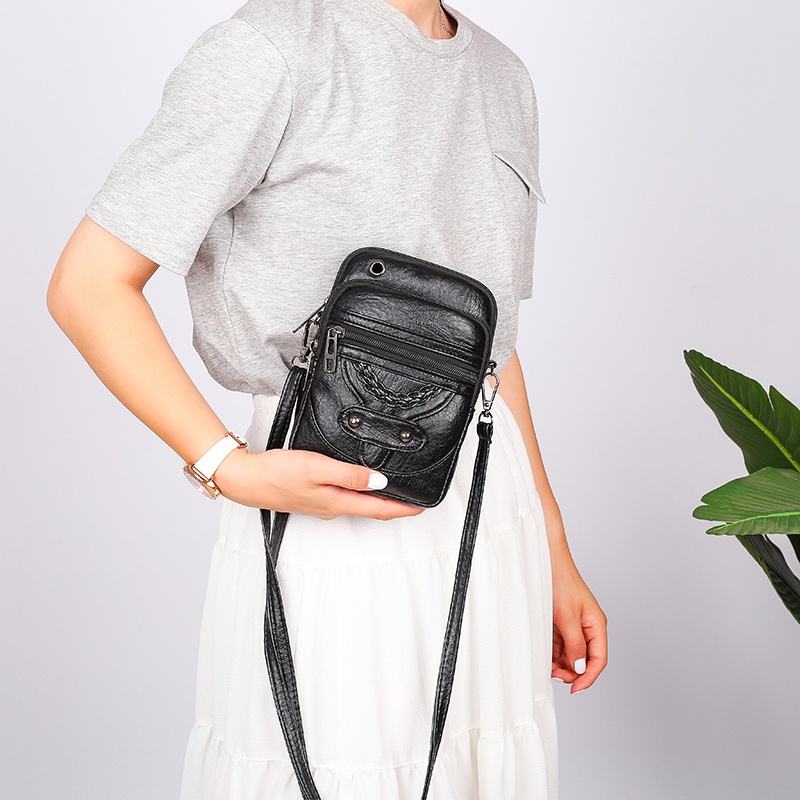 Túi xách nữ Túi da đeo chéo Mini đựng điện thoại thời trang Hàn Quốc cho nữ-73