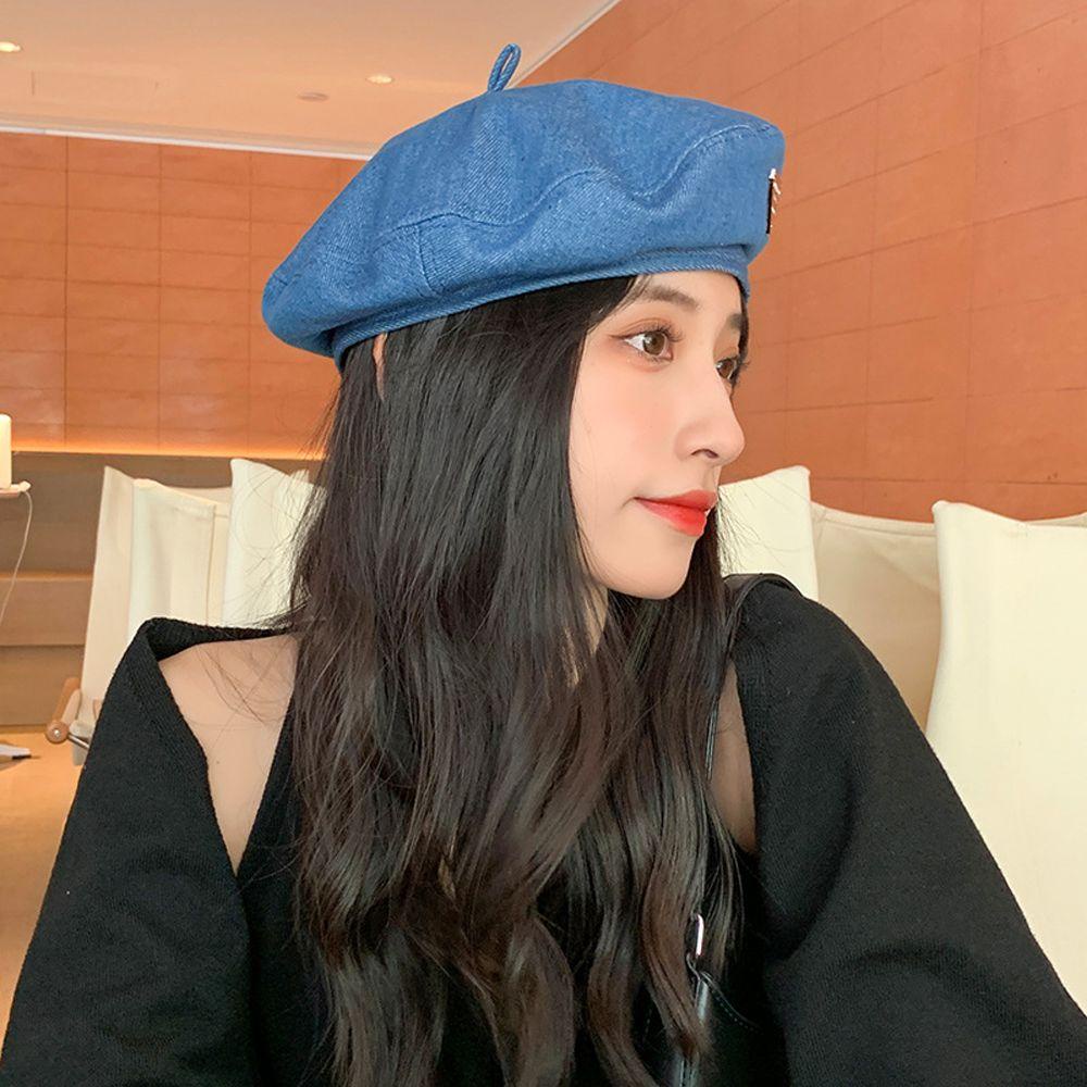 Mũ Beret Hình Tam Giác Phong Cách Cao Bồi Thanh Lịch Dành Cho Nữ