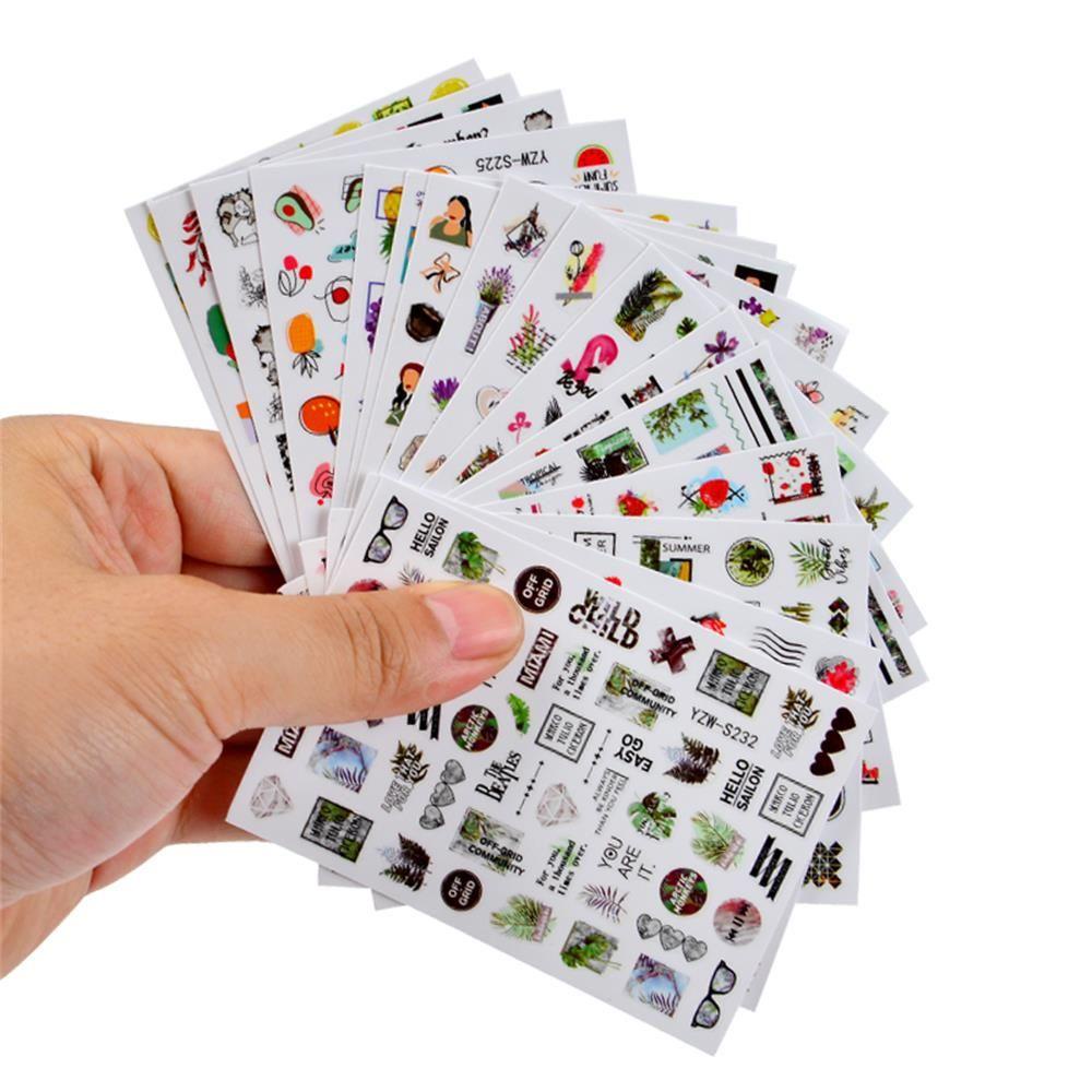 Hình Dán Trang Trí Móng Tay Hình Quả Cam Chanh Xinh Xắn