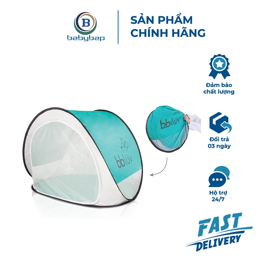 Lều Du Lịch Tự Bung Chống Tia UV (SPF 50+) Đi Kèm Màn Chống Muỗi Bbluv Sunkito