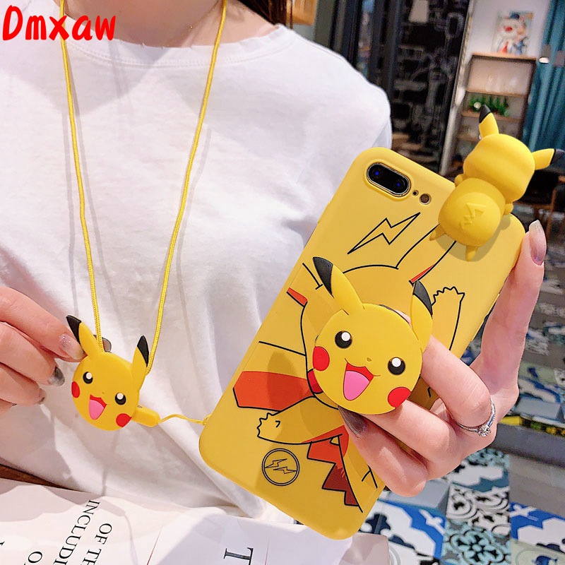 DORAEMON MINNIE ốp điện thoại Phong Cách Hoạt Hình Có Dây Đeo Xinh Xắn Cho Huawei Nova 5t 4 3i 3 4e 3e