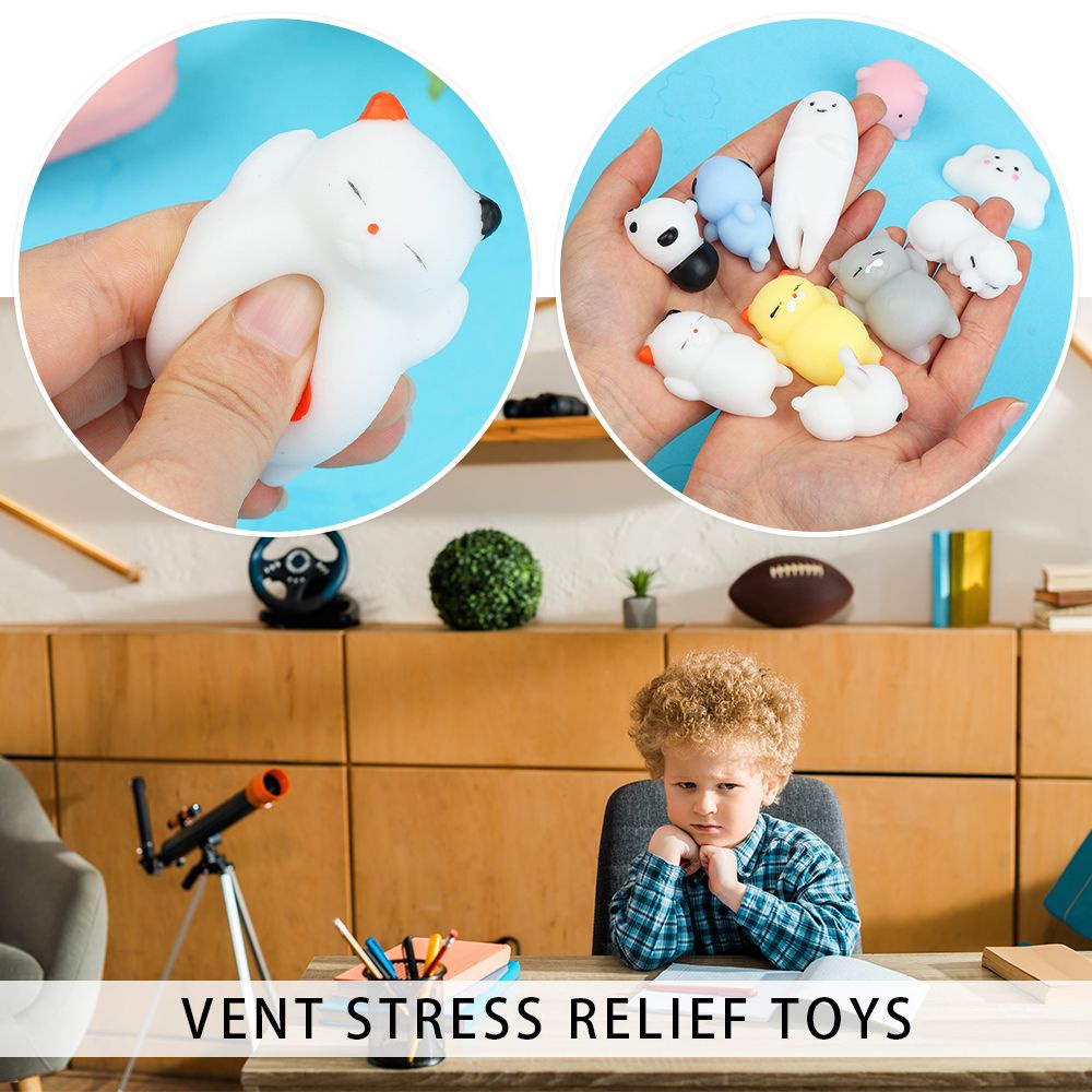 Đồ Chơi Squishy Hình Động Vật Dễ Thương Giúp Giảm Căng Thẳng