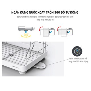 KỆ ÚP CHÉN 2 TẦNG LOCK&LOCK LDR2001