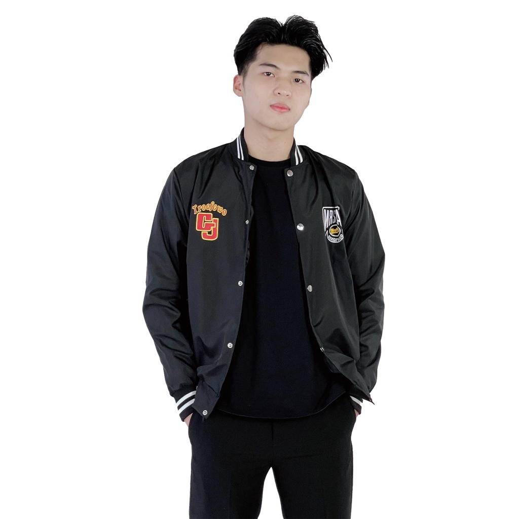 Áo khoác dù bomber nam nữ form rộng 4YOUNG BBLV09