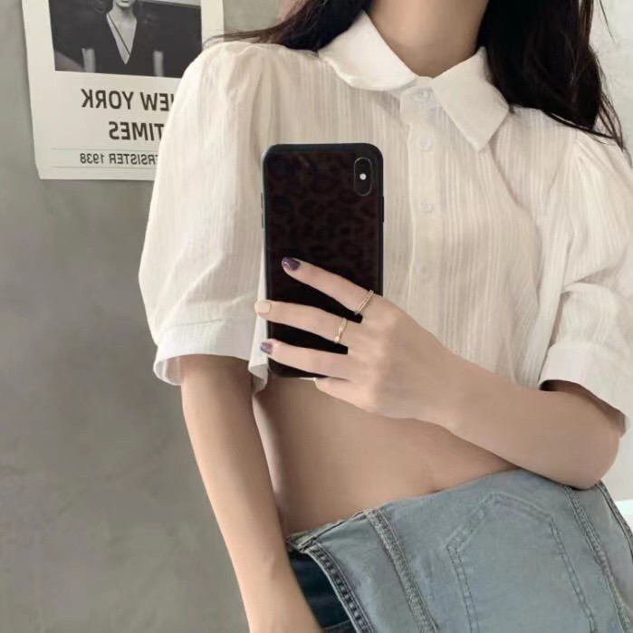 COZOK Set áo sơ mi tay dài + áo vest + chân váy xếp ly thời trang cho nữ