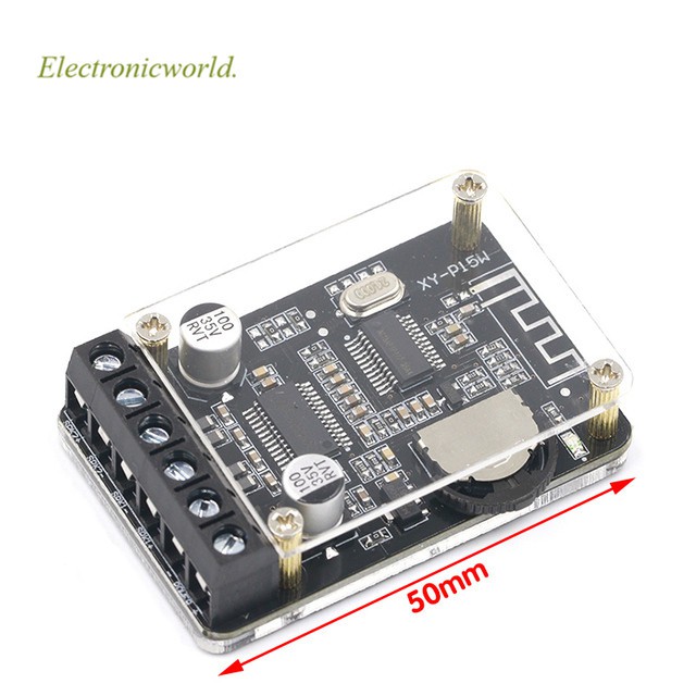 Bảng mạch khuếch đại âm thanh kỹ thuật số bluetooth 5.0 Stereo 30w + 30w Xy-P15W