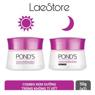 Combo kem dưỡng trắng da đều màu Pond’s Flawless Radiance - Hàng công ty