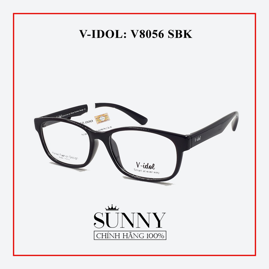 gọng kính V-idol V8056 (3 màu) sp chính hãng Korea, kèm tem chống hàng giả của bộ công an