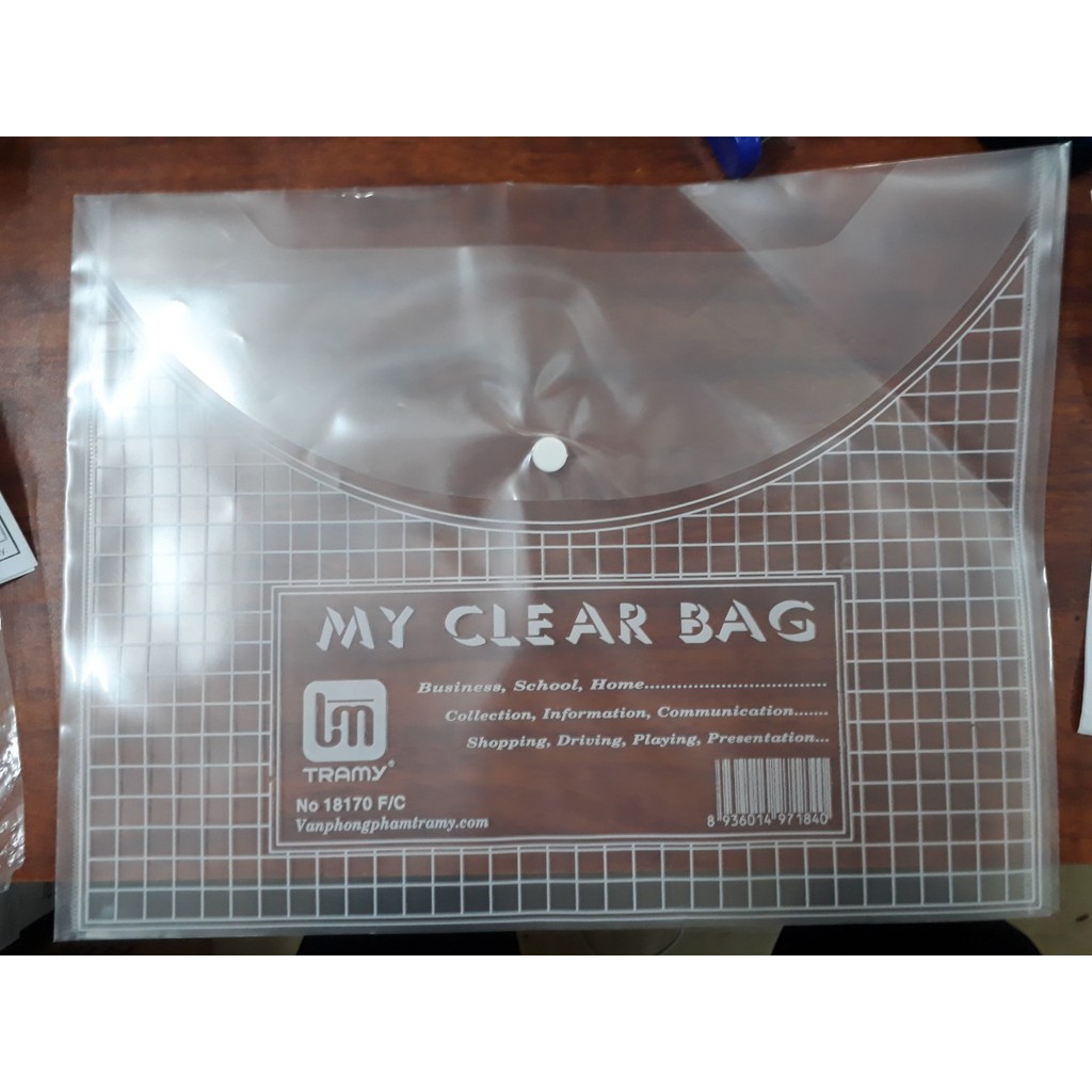 Túi my clear bag có khuy loại dày (10cái)