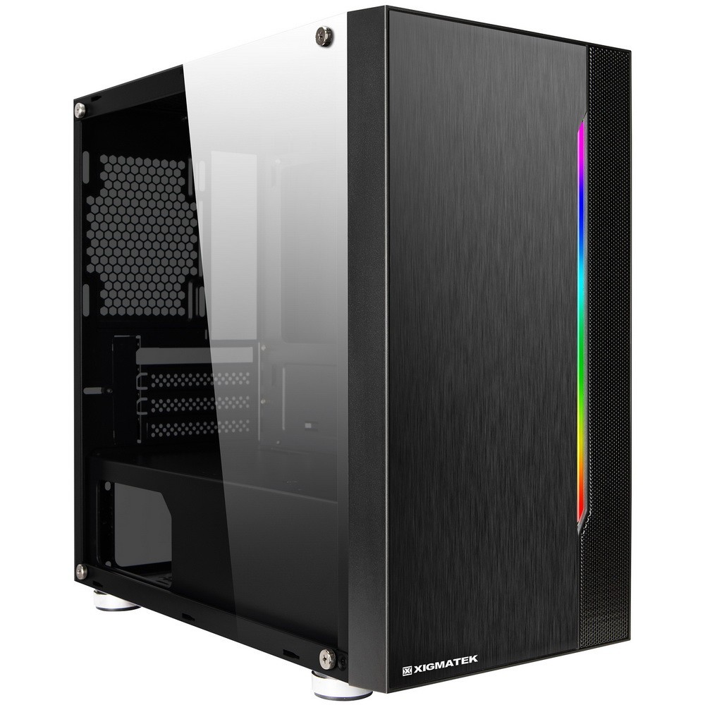 XIGMATEK GEMINI  - PREMIUM M-ATX, RGB STRIP - New - Chính Hãng Mai Hoàng