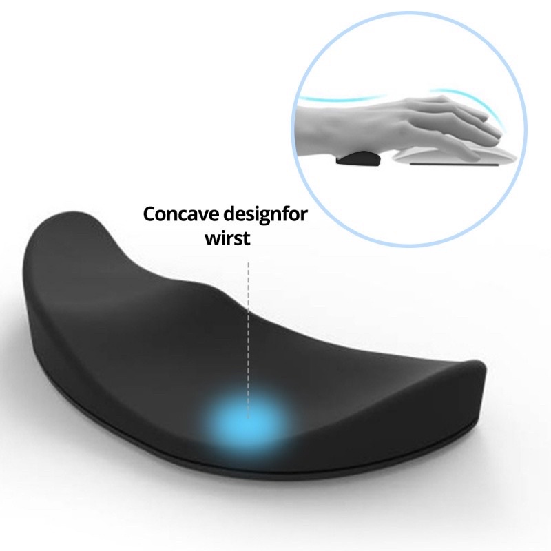 Đệm kê cổ tay công thái học Mouse wrist pad, đỡ cổ tay chống mỏi khi sử dụng di chuột máy tính CX1 CX2 Vu Studio