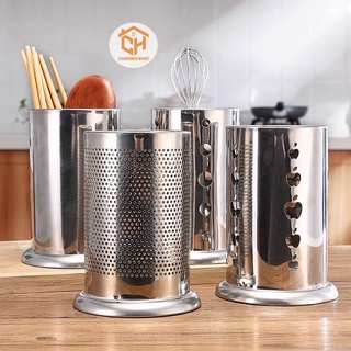 Ống Đựng Muỗng Đũa Inox, Ống Đũa Inox Tròn Cam Homeware