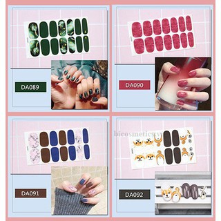 Bộ nhãn dán móng tay trang trí 3D DA081-DA100