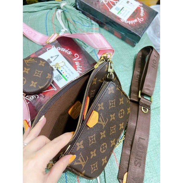 TÚI ĐEO CHÉO NỮ LV 3IN1 FULL BOX SEAL