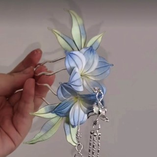 [Hoa cuốn chỉ - 65] tờ giấy cứng làm triền hoa