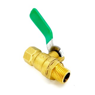 VAN GẠT HƠI KHÍ NÉN  TỐT 2 ĐẦU REN TRONG- REN NGOÀI 13MM