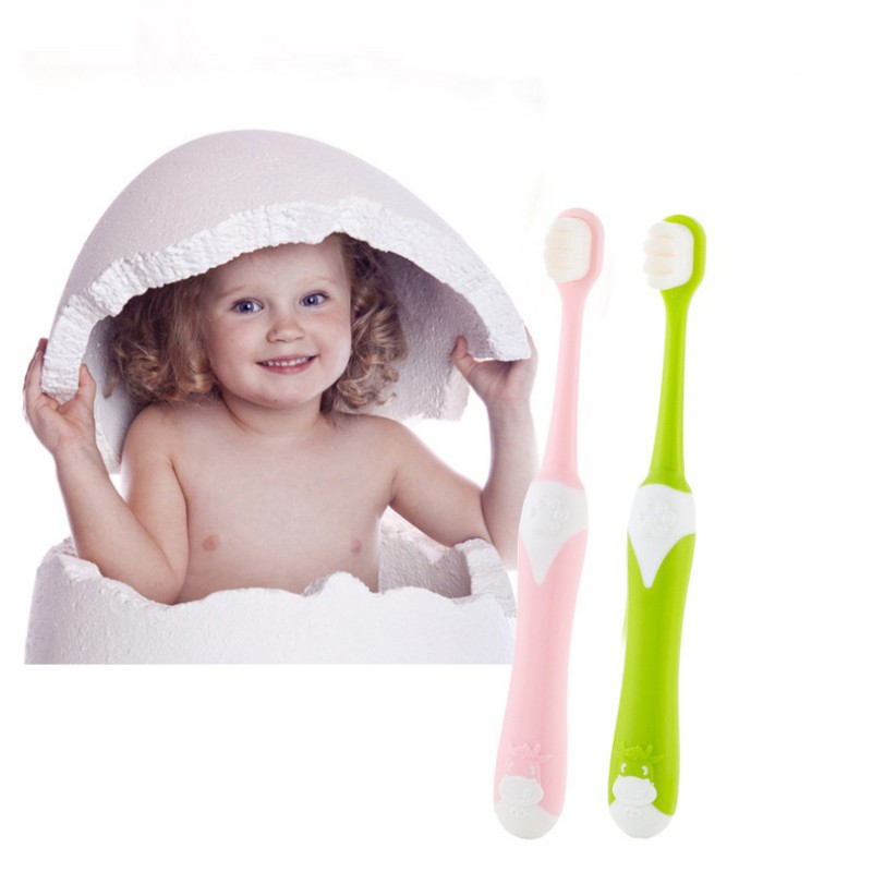 [Hàng mới về] Bàn chải đánh răng lông mềm kiểu hoạt hình xinh xắn dành cho bé