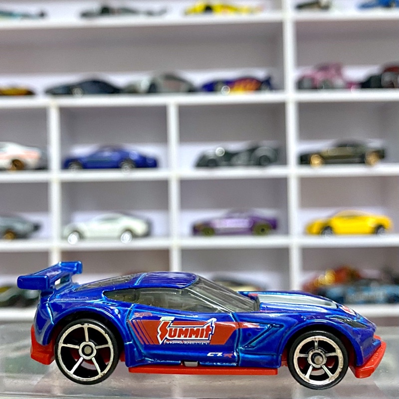Xe mô hình Hot Wheels Loose CHEVY CORVETTE C7R Summit Racing tỉ lệ 1:64