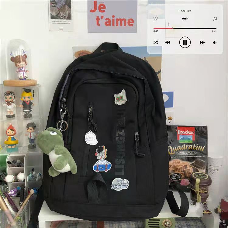 🌈Tặng một món quà nhỏ🎁Ba lô in Harajuku Nhật Bản ba lô chống thấm nước công suất lớn túi học sinh nam và nữ
