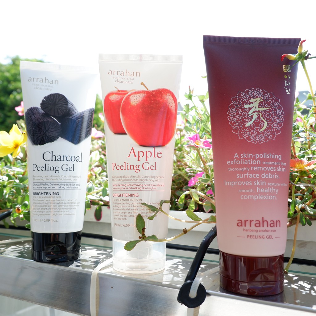 Gel tẩy tế bào chết Arrahan cải thiện da, dưỡng ẩm, làm dịu 180ml NPP Shoptido