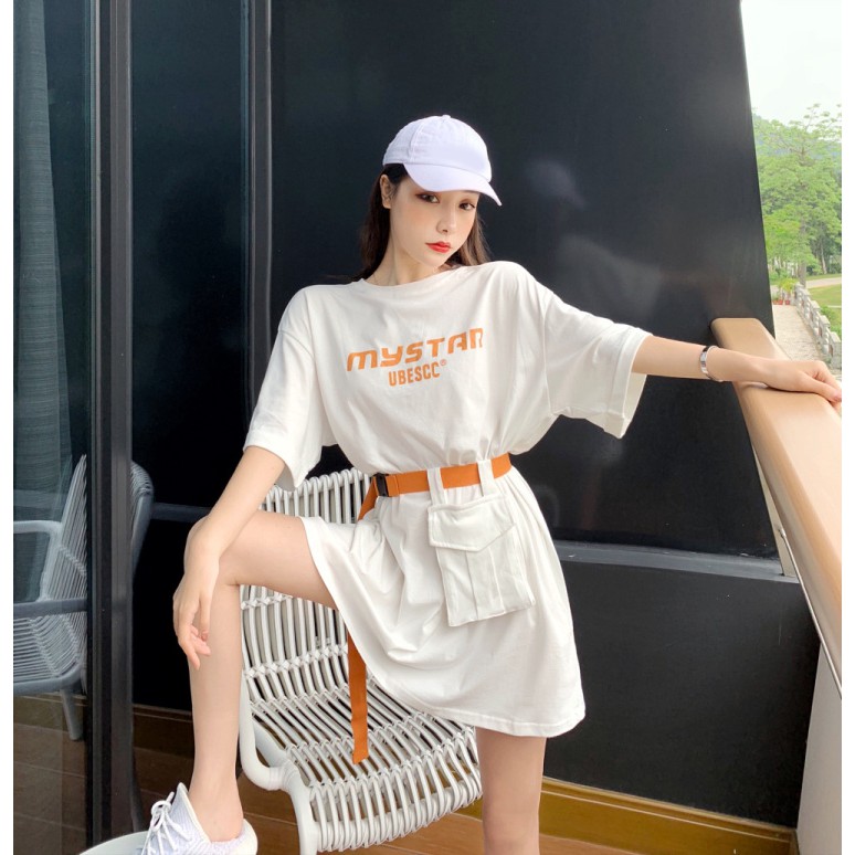 ÁO THUN NỮ FORM RỘNG ULZZNG - NEW ARRIVAL 2019 (KÈM NỊT)