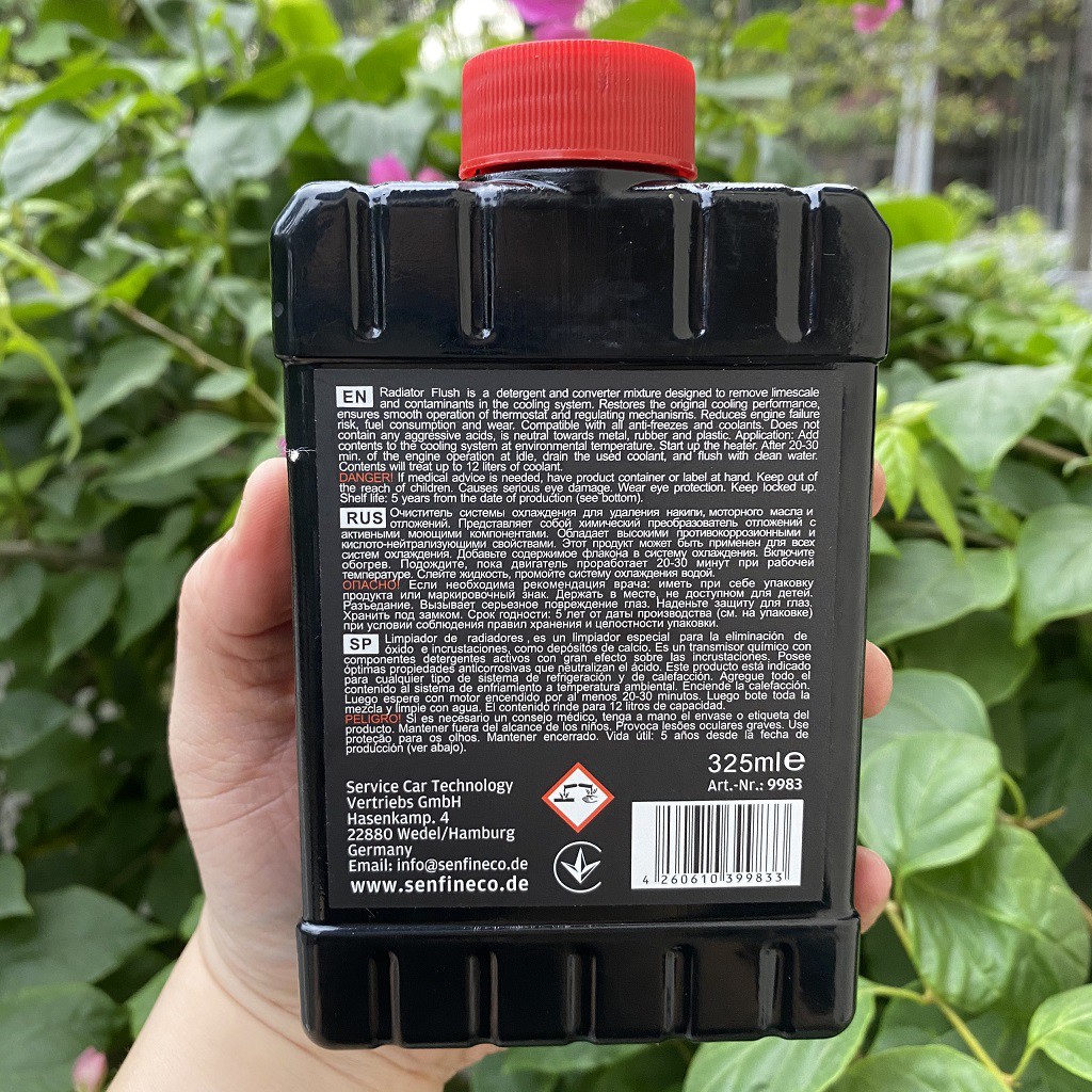 Chai Súc Rửa Két Nước Senfineco 9983 – 325ML Radiator Flush Hàng Đức Chính Hãng – HIBUCENTER