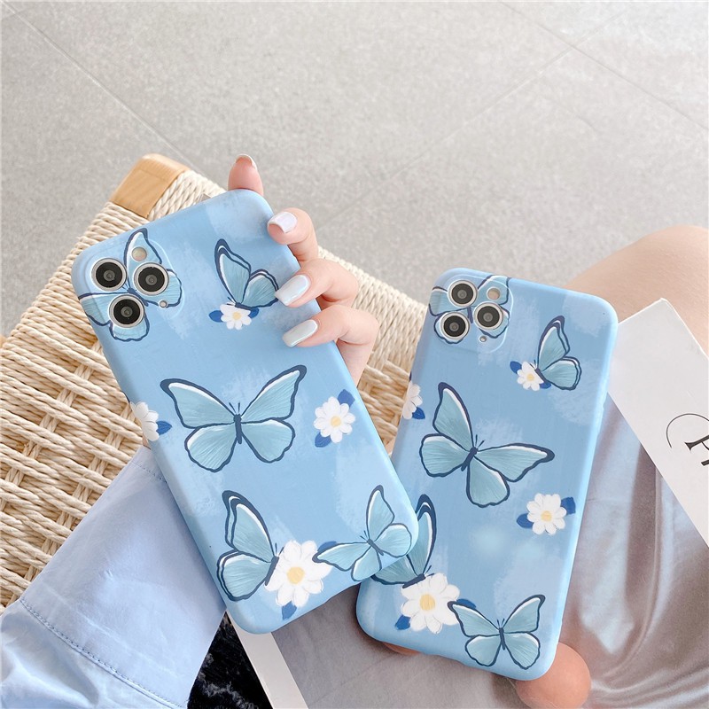 Ốp iPhone Bướm Xanh iPhone 7/8/7Plus/8Plus/X/Xs Max/11/11 Pro/11 Pro Max - ốp iphone