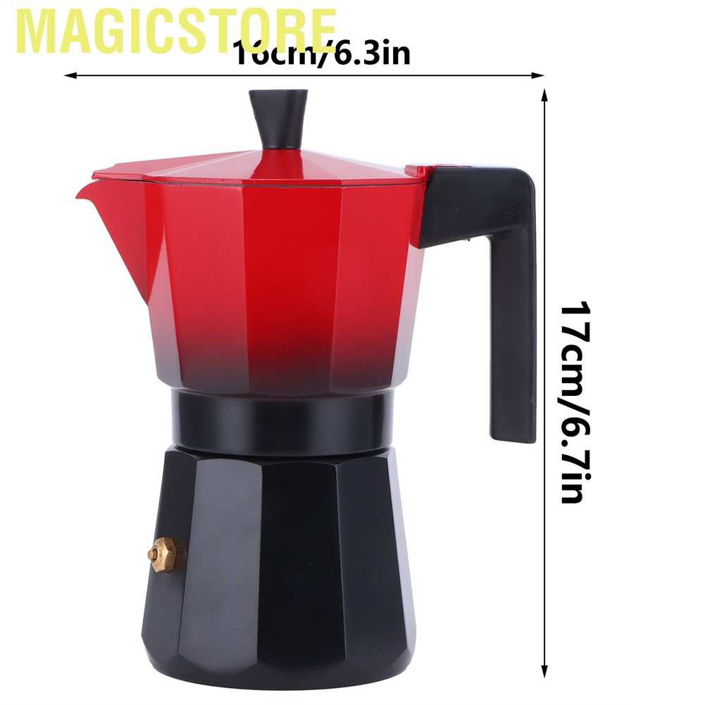 Magicstore Coffee Tea Maker Kettle Double Valve High Pressure Household Hand Accessories for Home