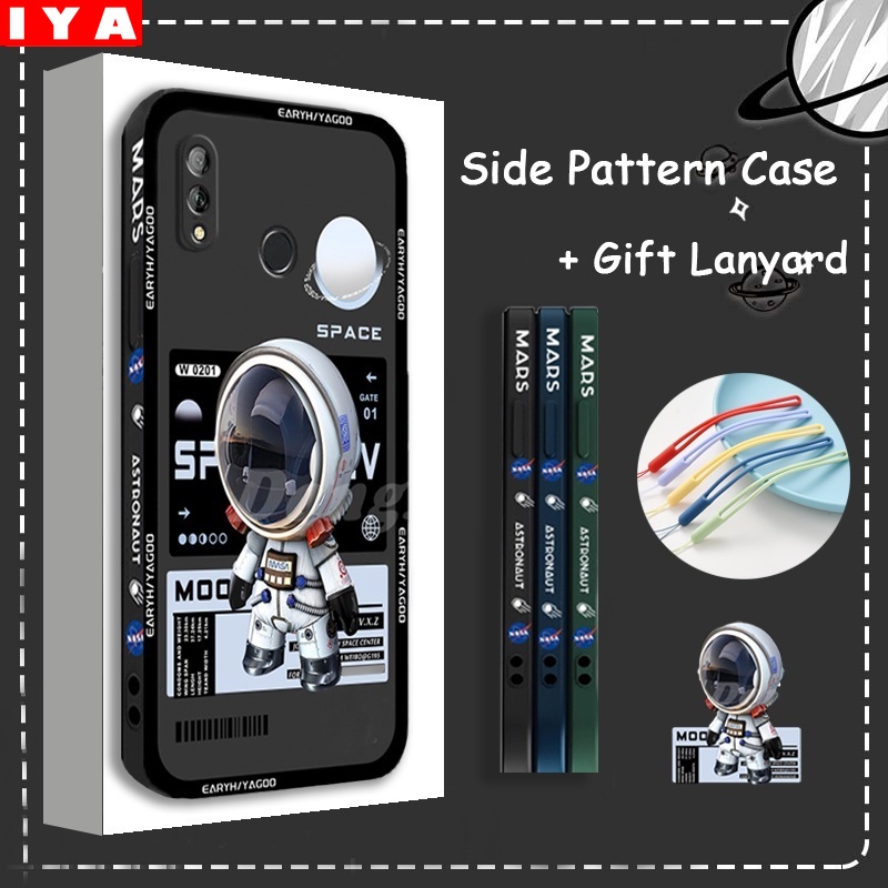 Ốp Điện Thoại Mềm Hình Phi Hành Gia Cho Huawei Y6P Y7A Y6 Pro Y7 Pro 2019 Y9S P30 Lite Nova 7i Nova 5T Nova 3i
