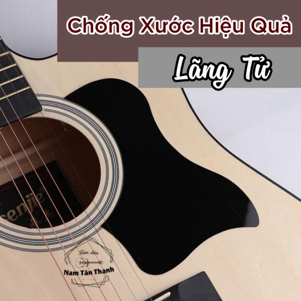 Miếng dán chống trầy, xước GUITAR [ TẶNG PICK FENDER ] 2 mẫu cực NGẦU