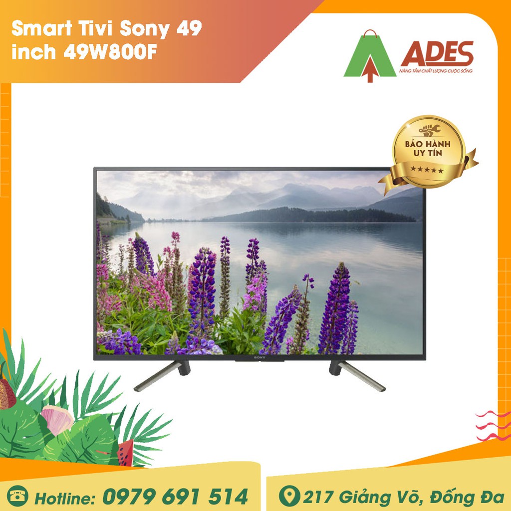 Smart Tivi Sony 49 inch 49W800F, Android 7.0, HDR, MXR 200