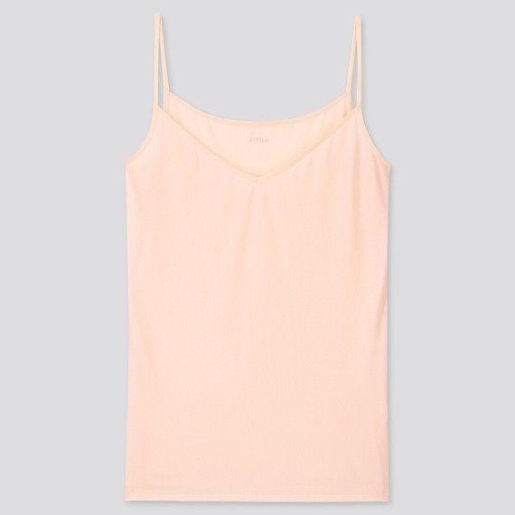 Uniqlo Áo Tanktop Hai Dây Màu Trơn Thời Trang Cho Nữ