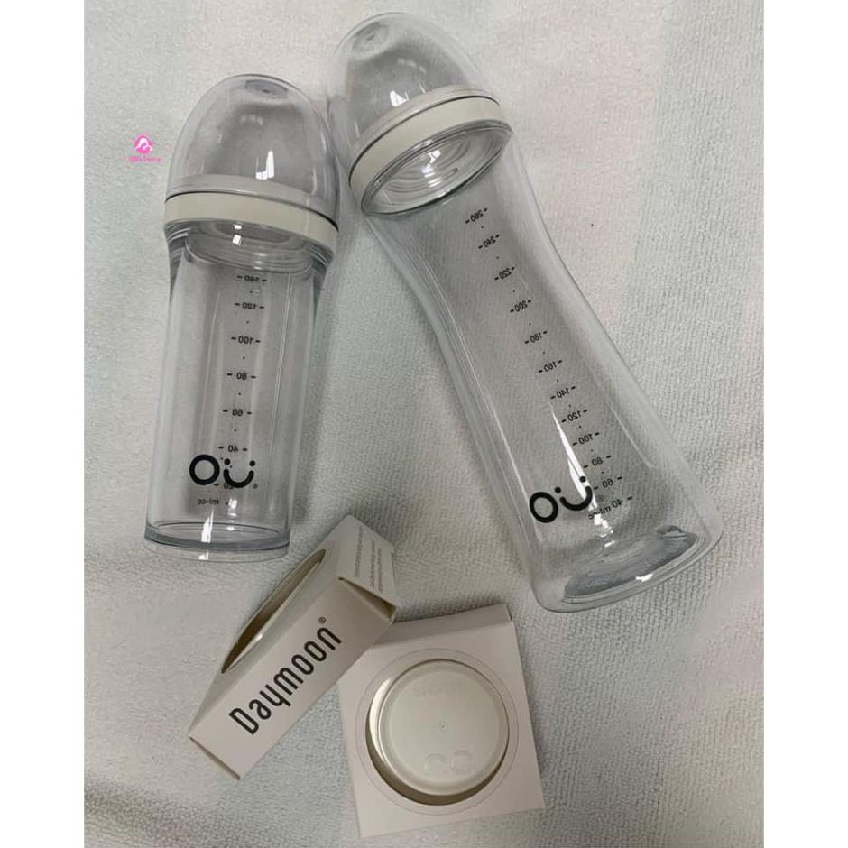 Bình sữa Ou Wish Chính hãng Hàn Quốc thiết kế mới 140ml/260ml ( Tặng nắp trữ sữa)