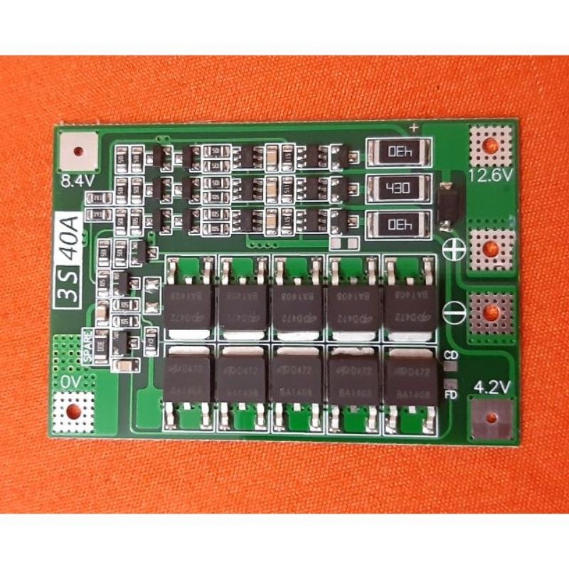 Mạch 3S40A cân bằng pin sạc xả và bảo vệ cân bằng pin lion 3.7