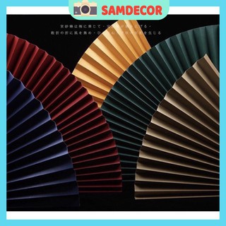 Quạt giấy sắc màu- phụ kiện trang trí chụp ảnh