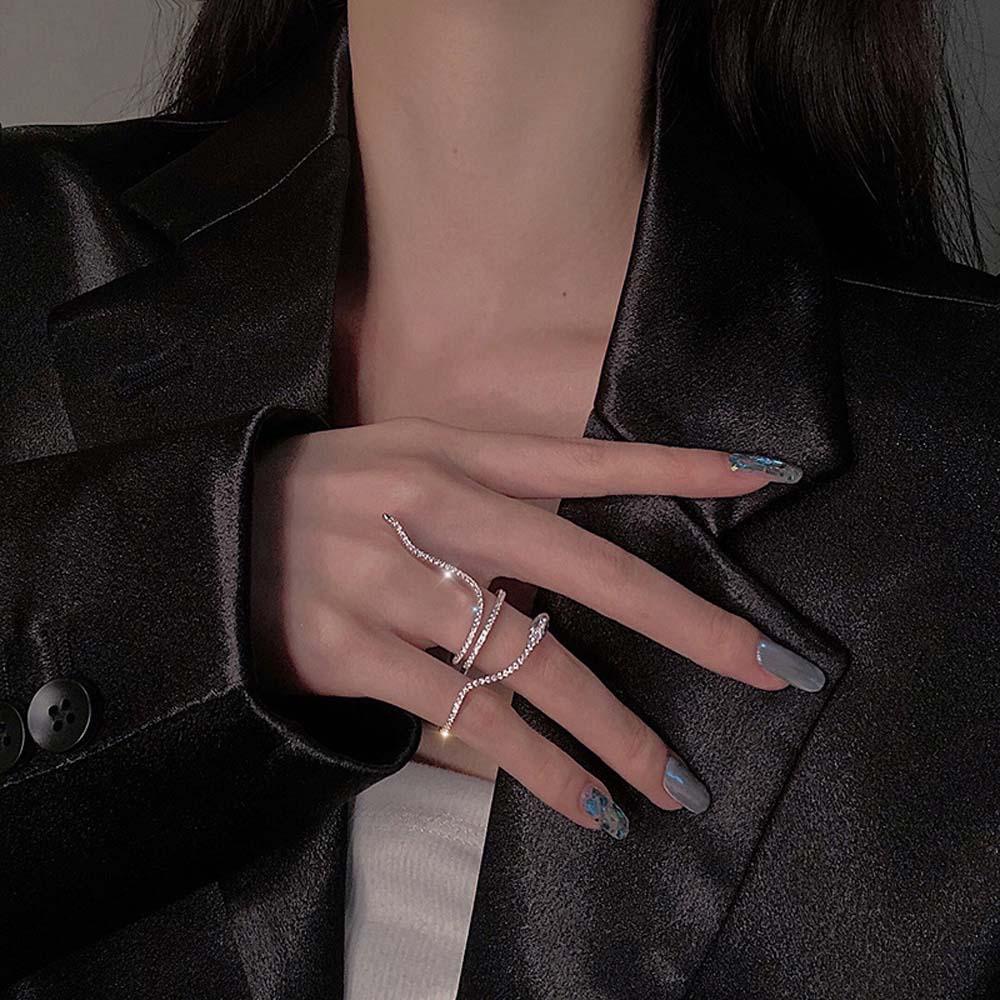 Nhẫn Hở Thiết Kế Bất Đối Xứng Thời Trang Cá Tính Cho Nữ
