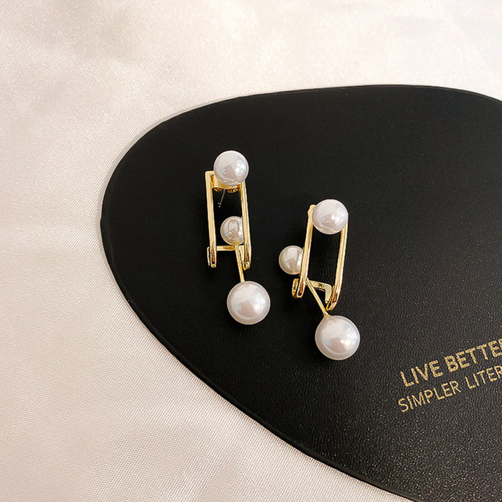 Bông Tai Đính Ngọc Trai S925 Thời Trang Cho Nữ