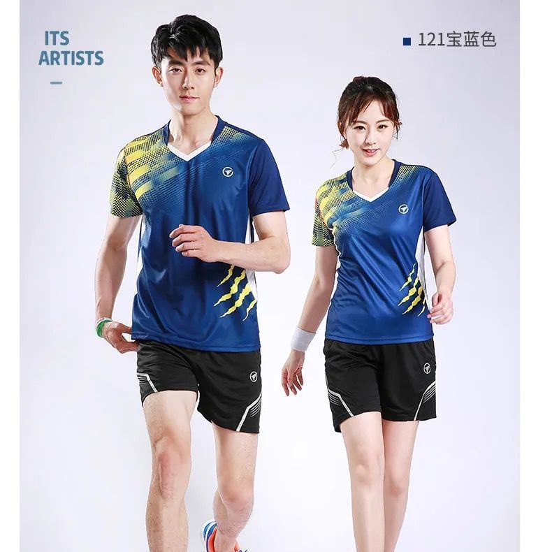 Bộ Quần Áo Chơi Cầu Lông Tay Ngắn Nhanh Khô Thời Trang Cho Nam Và Nữ
