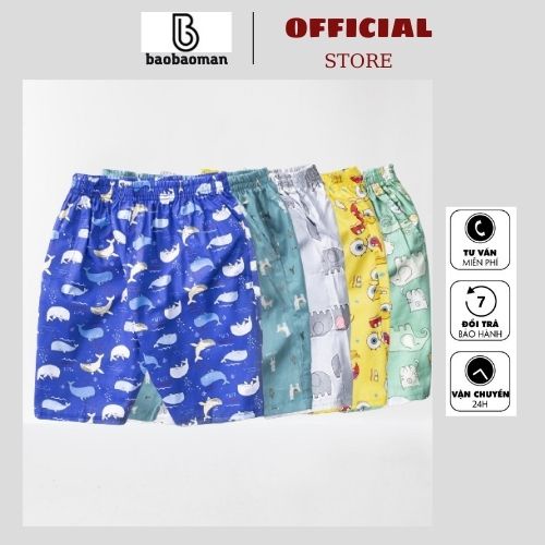 Quần đùi nam mặc nhà, quần short nam cartoon cao cấp chính hãng siêu đẹp-Shop BẢO BẢO MAN