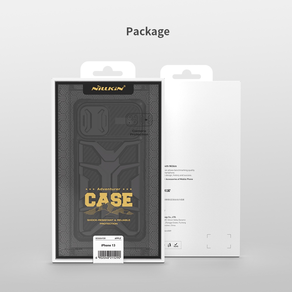 Ốp điện thoại Nillkin TPU + PC cứng kiểu ngoài trời thể thao bảo vệ chắc chắn cho iPhone 13 Pro Max